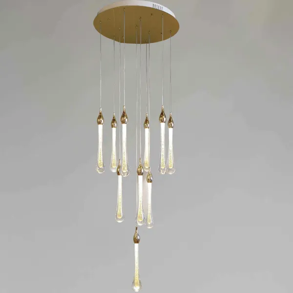 Каскадна люстра YDH123/10GD