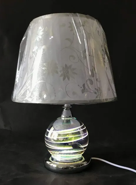 Приліжкова лампа SG-T8887-1TL CH+ZZ+SHADE