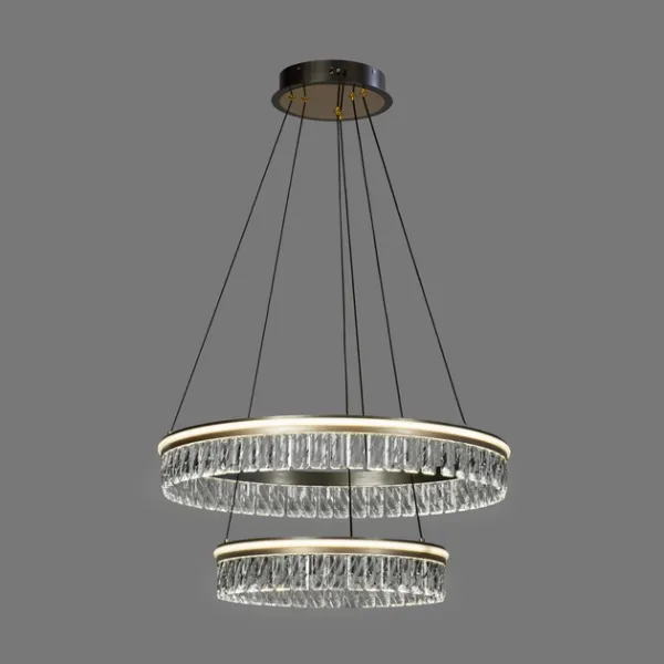 Люстра  SY-16055-600+400H GY+TIGD