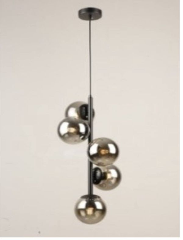 Підвісна люстра на тросі/ланцюгу 3-N6804/5 BK