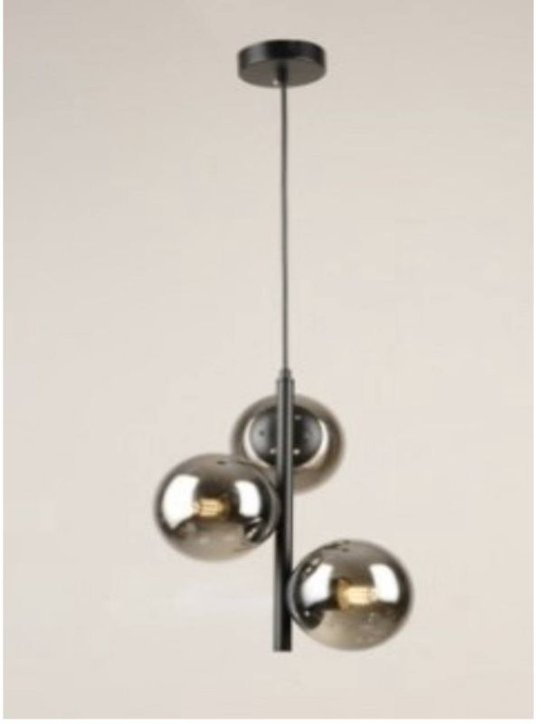 Підвісна люстра на тросі/ланцюгу 3-N6804/3 BK