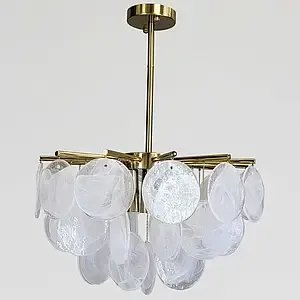 Люстра D1852-500 GD+White Cloud Glass