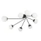 Люстра молекула стельова 7529803-8 BK/WH