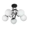 Люстра металева 7529910-5 BK/WH
